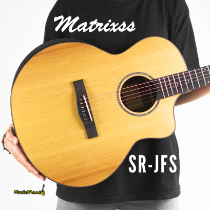 Matrixss กีตาร์โปร่ง 41 นิ้ว รุ่น SR-JFS Solid Spruce-Rosewood Matrixss กีตาร์โปร่ง 41 นิ้ว รุ่น SR-JFS Solid Spruce-Rosewood