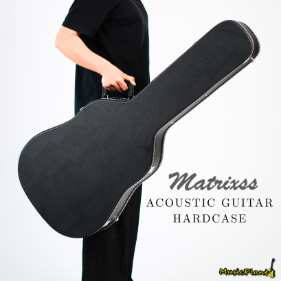 Matrixss กระเป๋ากีตาร์โปร่ง HardCase สามารถใส่ได้ทุกไซส์ ทุกทรงกีตาร์โปร่ง
