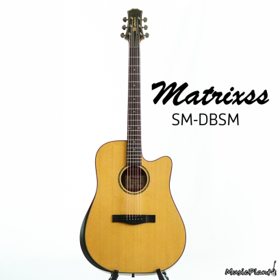 Matrixss: SM-DBSM, Acoustic Guitar, 41&quot;, Solid Top, Solid Spruce-Mahogany