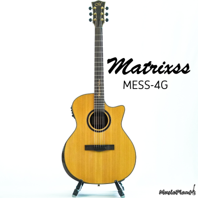 Matrixss กีตาร์โปร่งไฟฟ้า Top Solid รุ่น MESS-4G