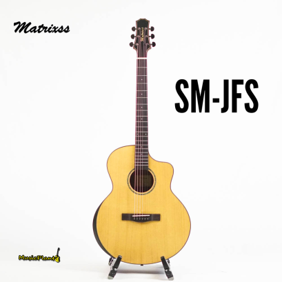 Matrixss กีตาร์โปร่ง 41 นิ้ว รุ่น SM-JFS Solid Spruce-Mahogany