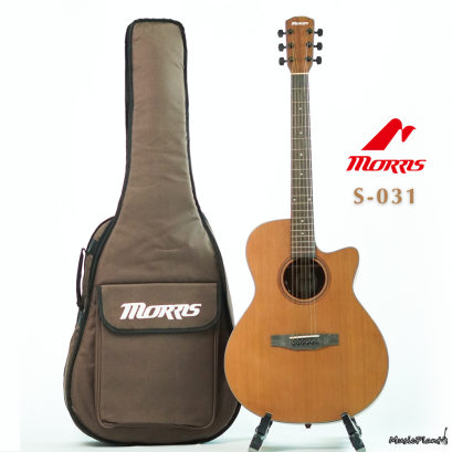 Morris กีตาร์โปร่งไฟฟ้า รุ่น S031 + L.R.Baggs Element VTC Morris กีตาร์โปร่งไฟฟ้า รุ่น S031 + L.R.Baggs Element VTC