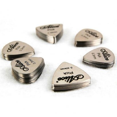 Alice ปิ๊กกีตาร์เหล็ก Guitar Steel Pick ขนาด 0.3 MM รุ่น 100S