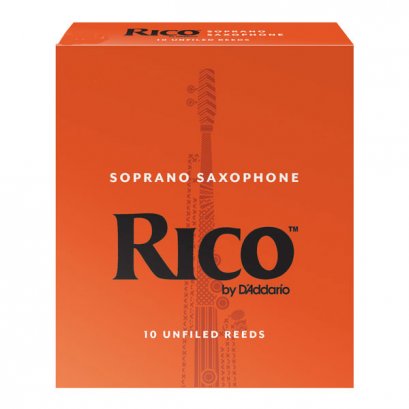 Rico ลิ้น Soprano Saxophone Reeds 1 กล่อง (10 ลิ้น)