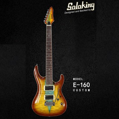 Soloking กีตาร์ไฟฟ้า Electric Guitar รุ่น E-160 Custom in Honey Burst