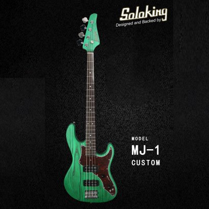 Soloking เบสไฟฟ้า Electric Bass รุ่น MJ-1 Custom In Seethru Green
