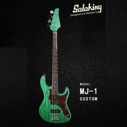Soloking เบสไฟฟ้า Electric Bass รุ่น MJ-1 Custom In Seethru Green Soloking เบสไฟฟ้า Electric Bass รุ่น MJ-1 Custom In Seethru Green