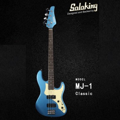 Soloking เบสไฟฟ้า Electric Bass รุ่น MJ-1 Classic In Lake Placid Blue