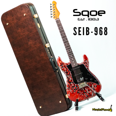 Sqoe - SEST968 สี Burning Water Red พร้อม Case