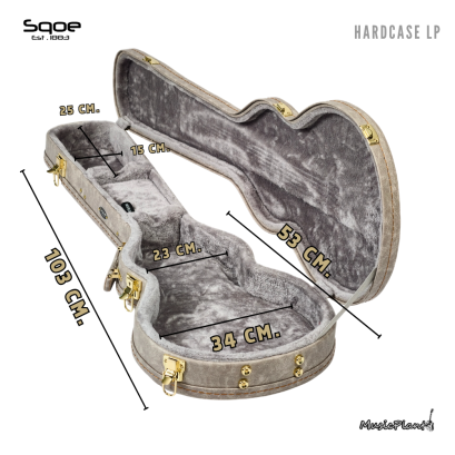 Sqoe - LP Hardcase เคสกีตาร์สำหรับทรง LP