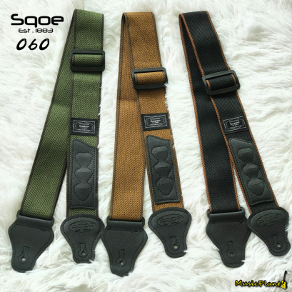 Sqoe สายสะพายกีตาร์ รุ่น 060 Sqoe สายสะพายกีตาร์ รุ่น 060