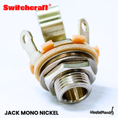 Switchcraft - 1/4" Mono Output Jack (Nickel)