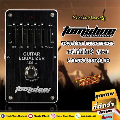 Tom&#039;s Line Engineering: AEG-1 5 Bands Guitar EQ, Guitar Effect Pedal