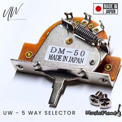 UW ซีเลคเตอร์กีตาร์ 5 ทาง ผลิตญี่ปุ่น - 5 Way Pickup Selector Lever Switch (Made In Japan)