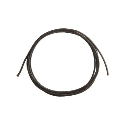 UW -  สายไฟแบบผ้าถักสำหรับกีตาร์ไฟฟ้าสีดำ AWG22 (Made In USA) Cloth Covered Single Wire Black