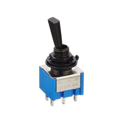 UW - On On On Mini Toggle Switch Black Tip (Made In Japan)