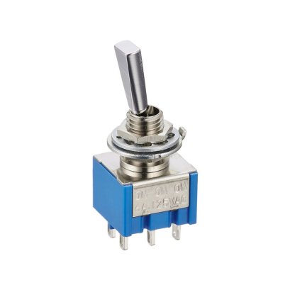 UW - On On On Mini Toggle Switch Chrome Tip (Made In Japan)