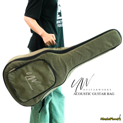 UW กระเป๋ากีตาร์โปร่ง บุหนา 15 mm UW กระเป๋ากีตาร์โปร่ง บุหนา 15 mm