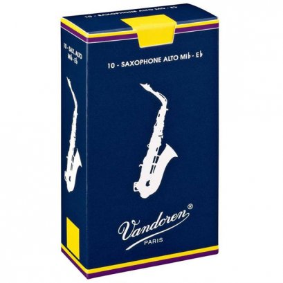Vandoren ลิ้น Alto Saxophone Reeds 1 กล่อง (10 ลิ้น)