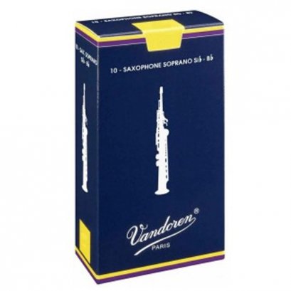 Vandoren ลิ้น Soprano Saxophone Reeds 1 กล่อง (10 ลิ้น)