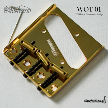 Wilkinson Telecaster Bridge รุ่น WOT01 GD Wilkinson Telecaster Bridge รุ่น WOT01 GD