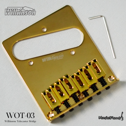 Wilkinson Telecaster Bridge รุ่น WOT03 GD Wilkinson Telecaster Bridge รุ่น WOT03 GD