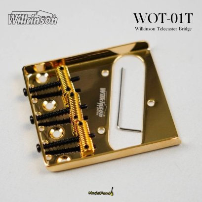 Wilkinson Telecaster Bridge รุ่น WOT01T GD Wilkinson Telecaster Bridge รุ่น WOT01T GD