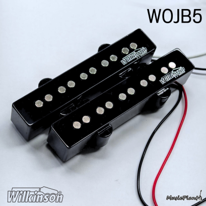 Wilkinson ปิ๊กอัพ Jazz Bass (J-Bass) 5 สาย รุ่น WOJB5