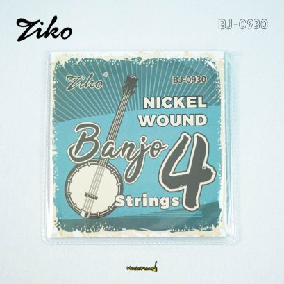Ziko สายแบนโจ Banjo Strings 4 สาย รุ่น BJ0930 Ziko สายแบนโจ Banjo Strings 4 สาย รุ่น BJ0930