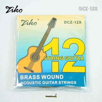Ziko - DCZ12X สายกีตาร์โปร่ง 12 สาย Ziko - DCZ12X สายกีตาร์โปร่ง 12 สาย