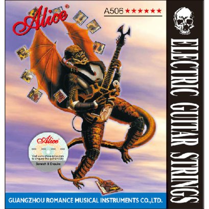 สายกีตาร์ไฟฟ้า Alice Electric Guitar Strings รุ่น A506SL (9-42)