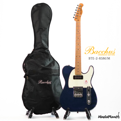 Bacchus กีตาร์ไฟฟ้า รุ่น BTE-2-RSM/M BLK (Original P-90 + Single Coil Set) BLACK BEAUTY