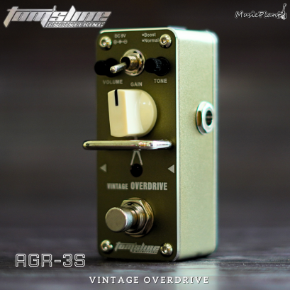 Tom&#039;s Line Engineering: AGR-3S Vintage Overdrive, Guitar Effect Pedal