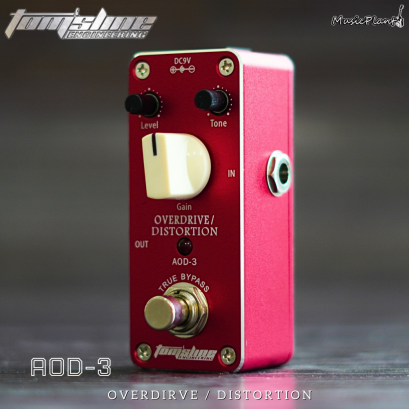 Tom&#039;s Line Engineering: AOD-3 Overdrive/Distortion, Guitar Effect Pedal