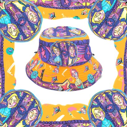 MAMAD/Hat 08/หมวกบักเก็ตHat 08/Good mood hat