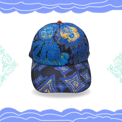 MAMAD Cap CAP09, a high-quality fabric cap with a cool design from Thai art.