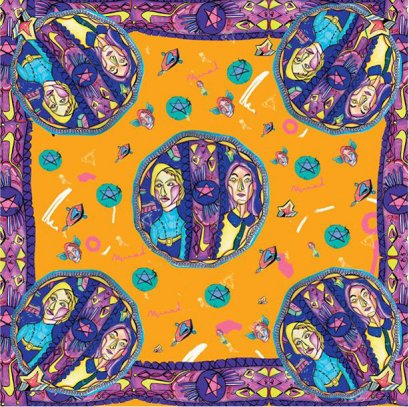 ผ้าพันคอMAMAD/เหล่ามนุษย์ บนดาวอังคาร