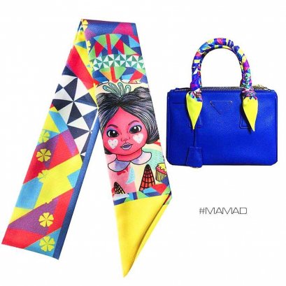 ผ้าพันหูกระเป๋า Tw06