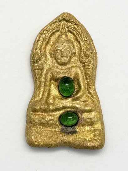 พระพุทธชินราช เนื้อโลหะ ประดับพลอย