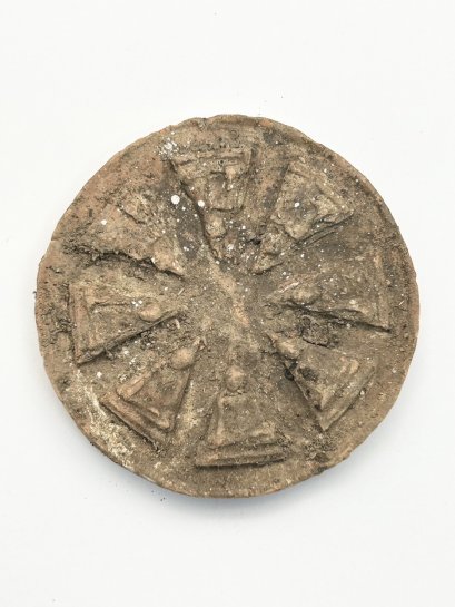 พระพิมพ์ พระนางกำแพงงบน้ำอ้อย เนื้อดิน