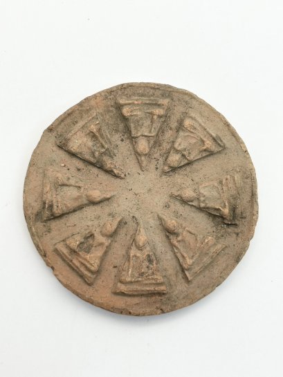 พระพิมพ์ พระนางกำแพงงบน้ำอ้อย เนื้อดิน