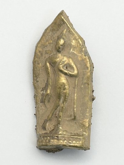 พระปางลีลา เนื้อว่าน หน้าทอง