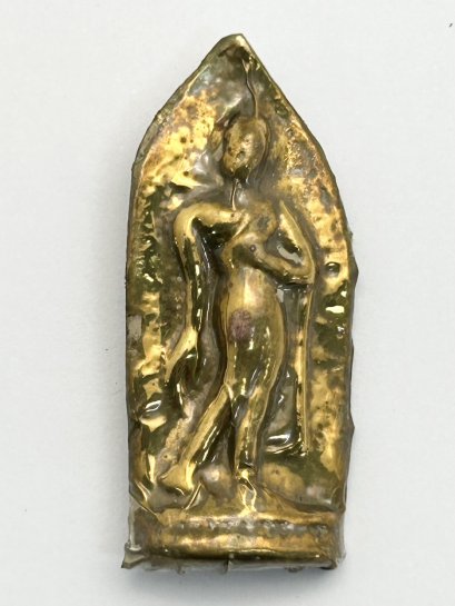 พระปางลีลา เนื้อว่าน หน้าทอง