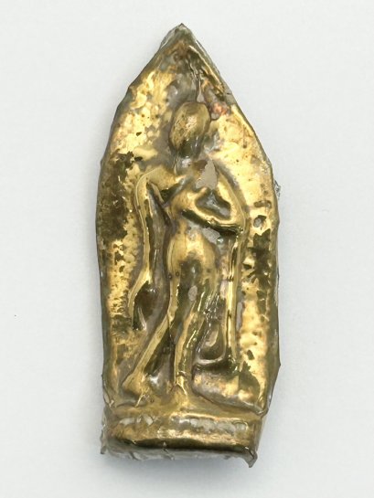 พระปางลีลา เนื้อว่าน หน้าทอง