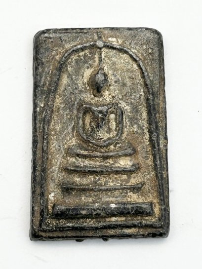 พระสมเด็จหลังพระพิฆเนศ เนื้อตะกั่วถ้ำชา