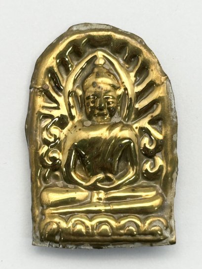 พระซุ้มกอ เนื้อว่าน หน้าทอง