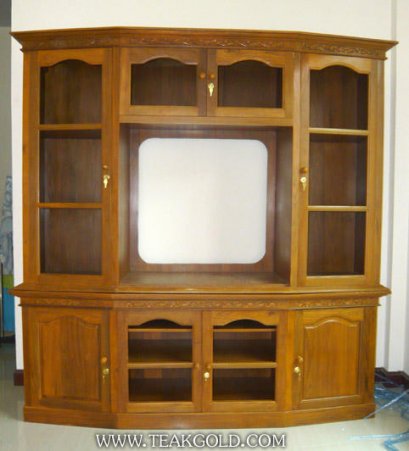 014_ตู้โชว์ไม้สัก