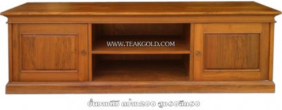 013_ชั้นวางทีวีไม้สัก