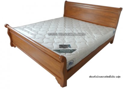 040_เตียงหัวม้วนพื้นโล่งคลาสสิค