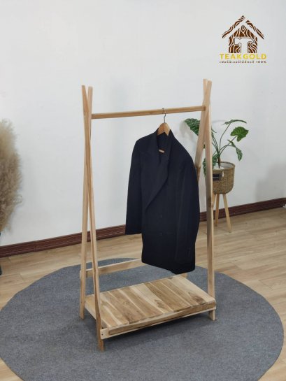 18.ราวผ้าไม้มินิมอล 70x130cm